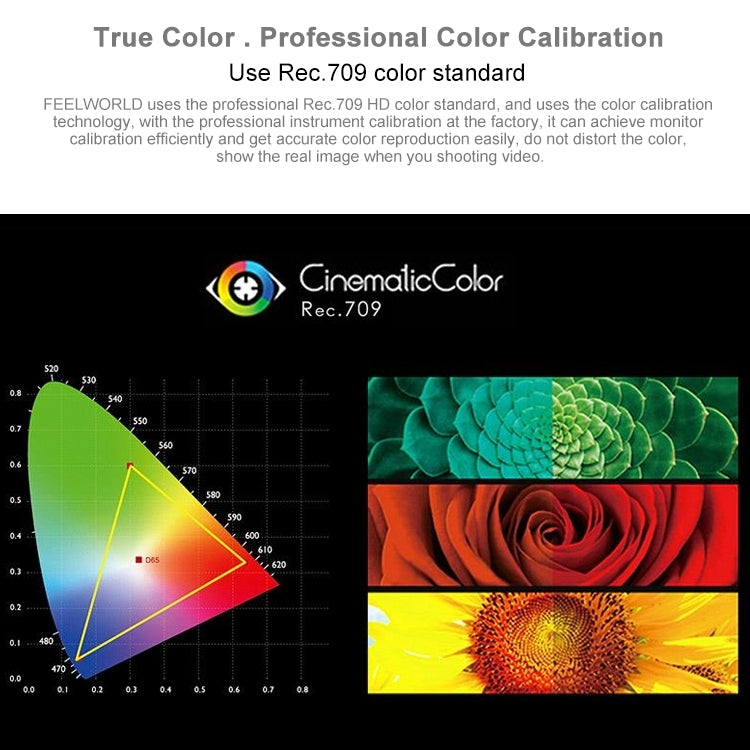 FEELWORLD F6 1920x1080 5.5 inch IPS Screen HDMI 4K Camera Field Monitor