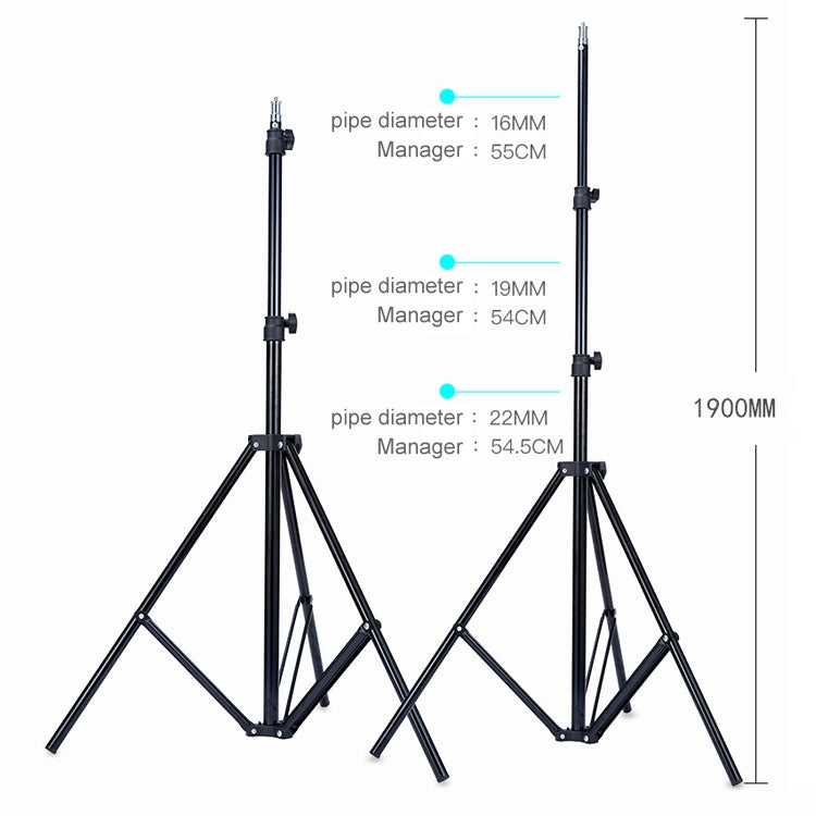 TRIOPO Oubao 1.9m Portable Studio Light Metal Tripod