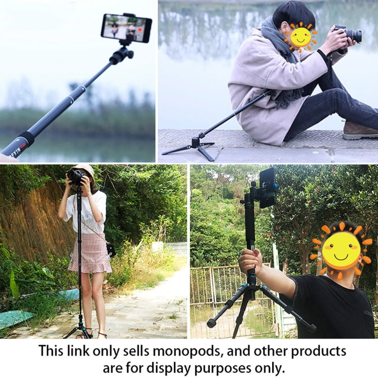 BEXIN P308 Portable Travel Outdoor DSLR Camera Aluminum Alloy Monopod Holder