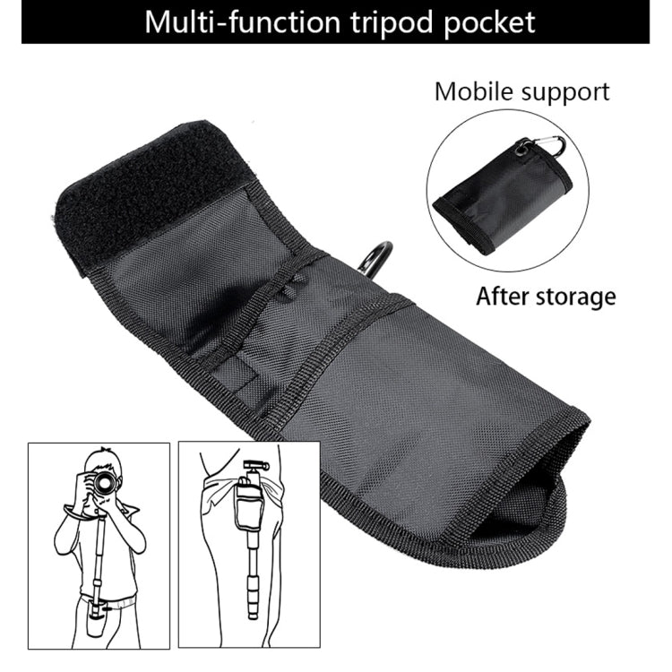 BEXIN MCS285 Portable Travel Outdoor DSLR Camera Carbon Fiber Monopod Holder