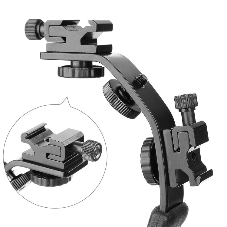 L-Shaped Aluminum Flash Bracket Camera Holder
