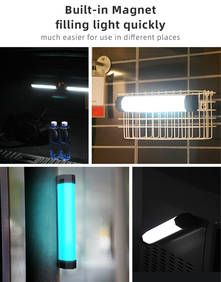 LUXCeO RGB Colorful Photo LED Stick Video Light APP Control Adjustable Color Temperature Waterproof Handheld LED Fill Light with Remote Control