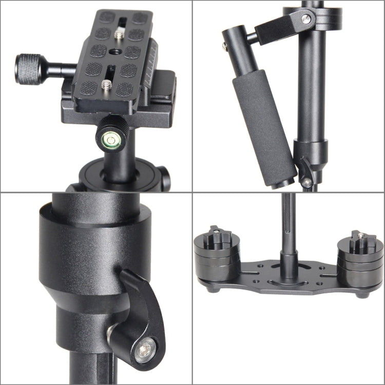 YELANGU S40N Aluminum Handheld Stabilizer for Camcorder DV Video Camera DSLR