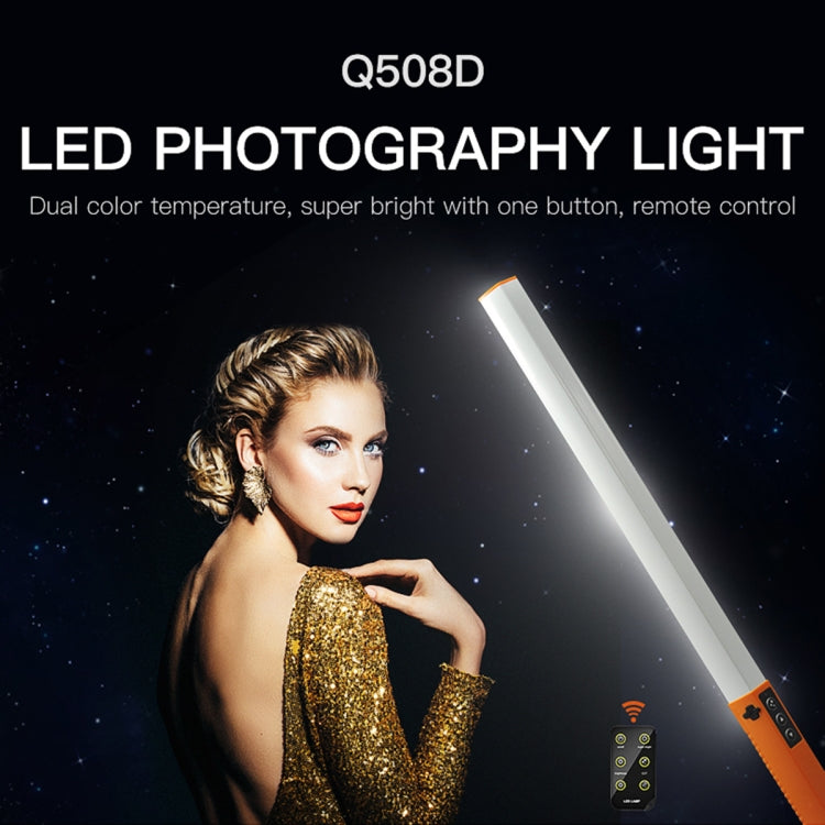 LUXCeO Q508D Dual Color Temperature Photo LED Stick Video Light Handheld LED Fill Light Flash Lighting Lamp