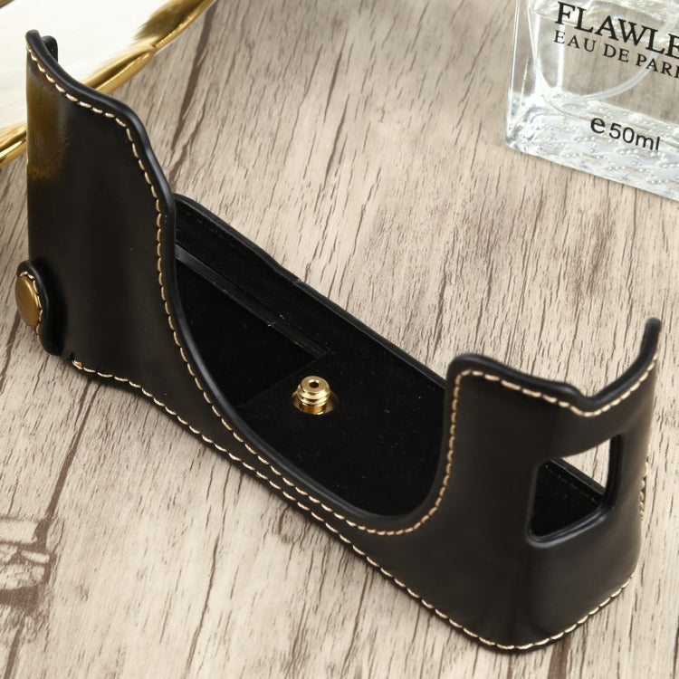 1/4 inch Thread PU Leather Camera Half Case Base for FUJIFILM X100V