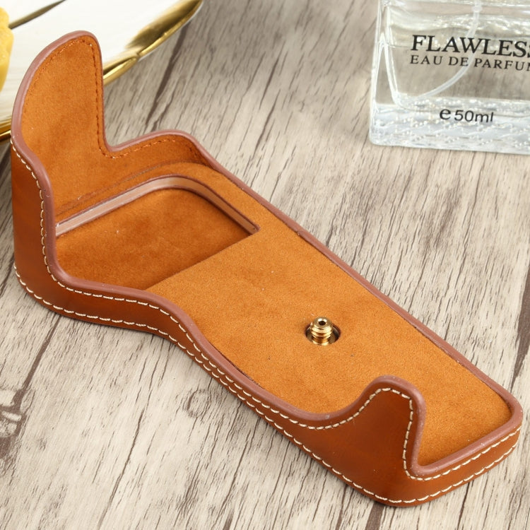 1/4 inch Thread PU Leather Camera Half Case Base for Canon EOS 77D / 800D, For Canon EOS 77D, For Canon  EOS 77D