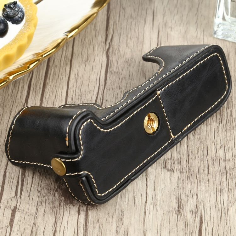 1/4 inch Thread PU Leather Camera Half Case Base for FUJIFILM XT200