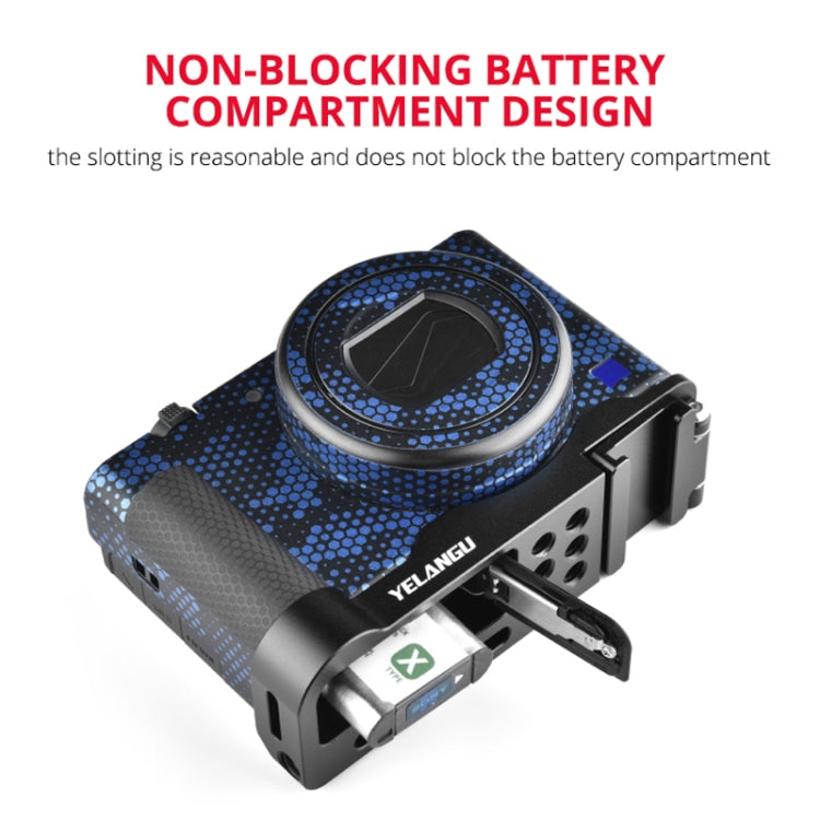 YELANGU CL12 Camera Expansion Board Base L Plate for Sony ZV-1