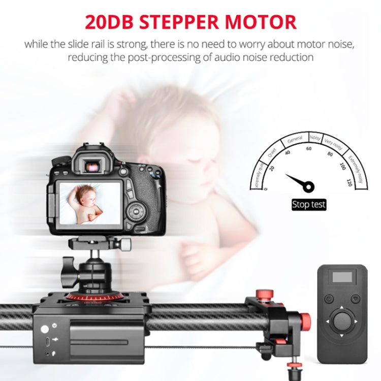 YELANGU L80TC 80cm Electrical Slide Rail Track with 2.4GHz Remote Control for SLR Cameras / Video Cameras