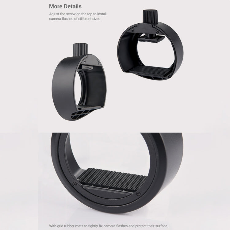 Godox S-R1 Flash Speedlite Round Shape Adapter for Godox TT685 / V860II / V350 / TT600