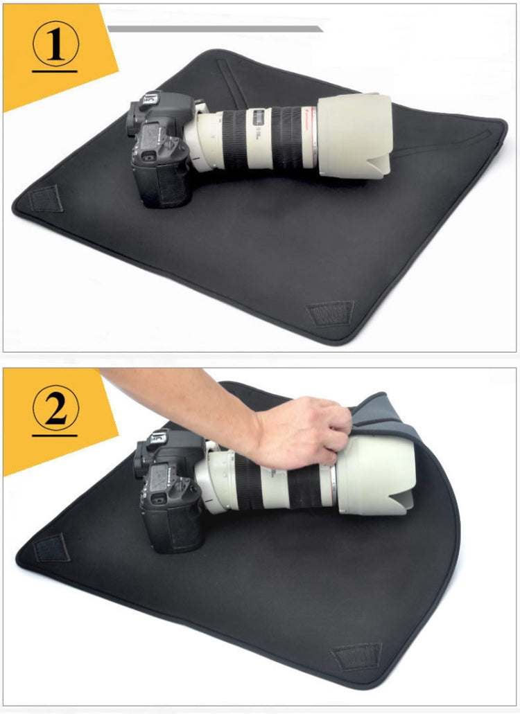 Shockproof Neoprene Bag Magic Wrap Blanket for Canon / Nikon / Sony Camera Lens, Size: 55 x 55cm