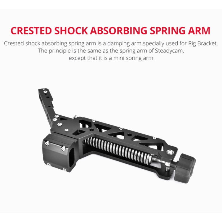 YELANGU BF01 Shock-absorbing Crested Damping Arm, Load: 3-15kg