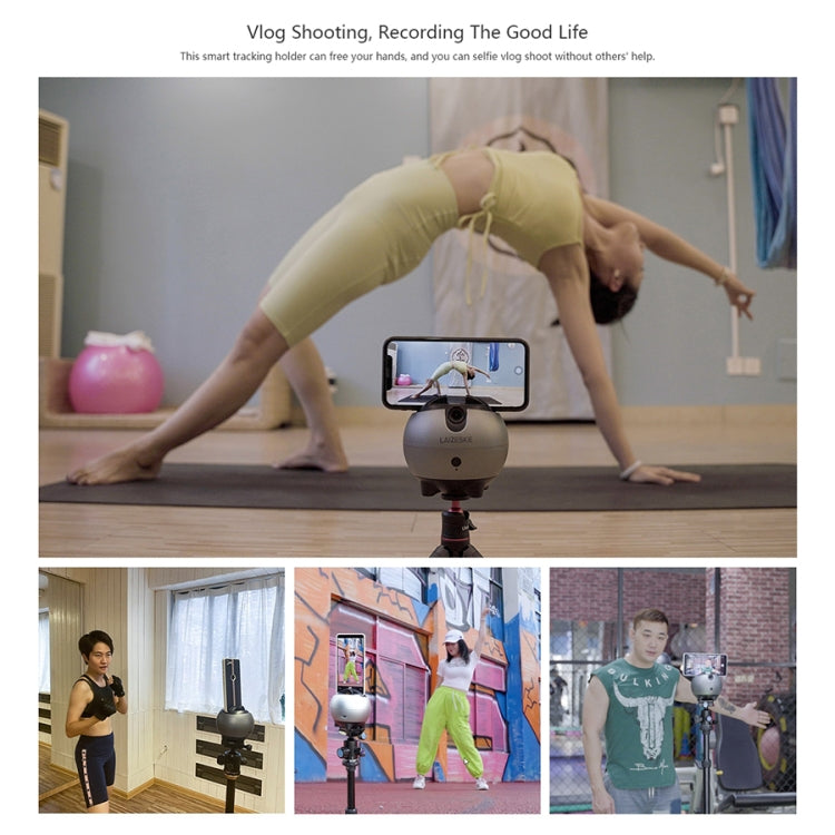 LAIZESKE LA8 Smart Robot Cameraman 360 Degree Auto Tracking Phone Holder