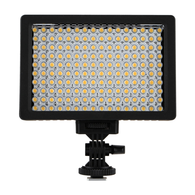HD-160 White Light LED Video Light on-Camera Photography Lighting Fill Light for Canon, Nikon, DSLR Camera with 3 Filter Plates