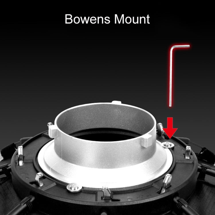 TRIOPO K2-55 55cm Speedlite Flash Octagon Parabolic Softbox Bowens Mount Diffuser