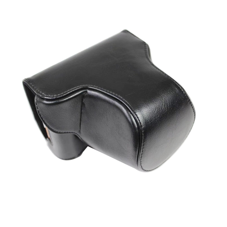 PU Leather Camera Full Body Case Bag with Strap for FUJIFILM X-A7 / X-A20 (15-55mm Lens)