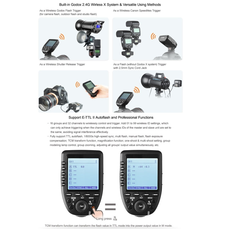 Godox Xpro-N TTL Wireless Flash Trigger for Nikon