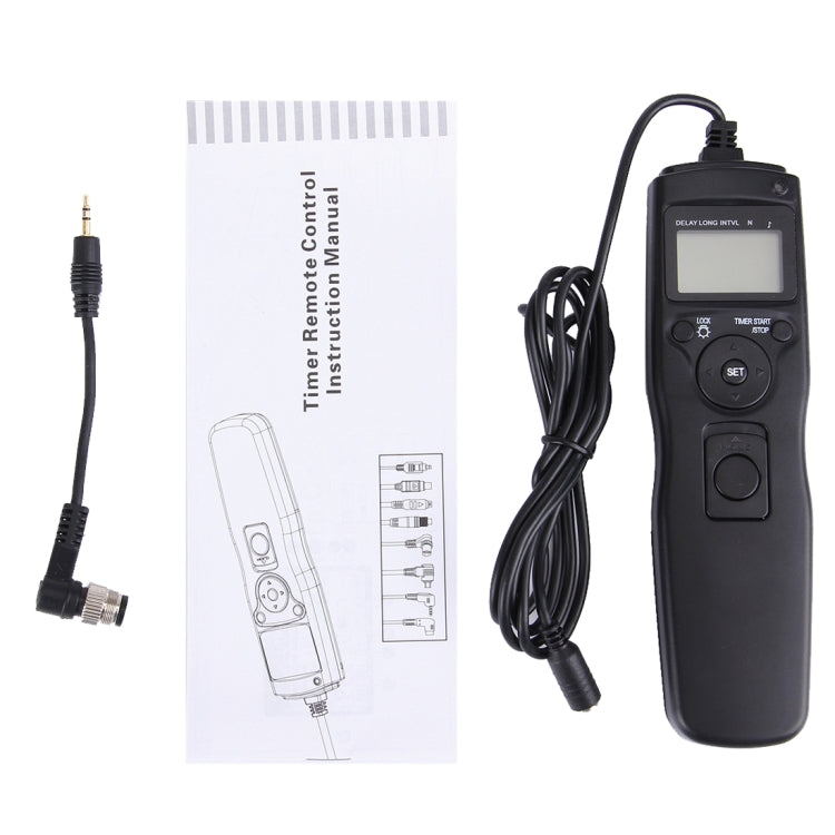 RST-7004 LCD Screen Time Lapse Intervalometer Shutter Release Digital Timer Remote Controller with N8 Cable for NIKON D3X/D3/D700/D300/D2X/D2H/D200/D1H/D1X/D800 Camera