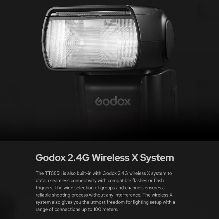 Godox TT685II-S 2.4GHz Wireless TTL HSS 1/8000s Flash Speedlite for Sony