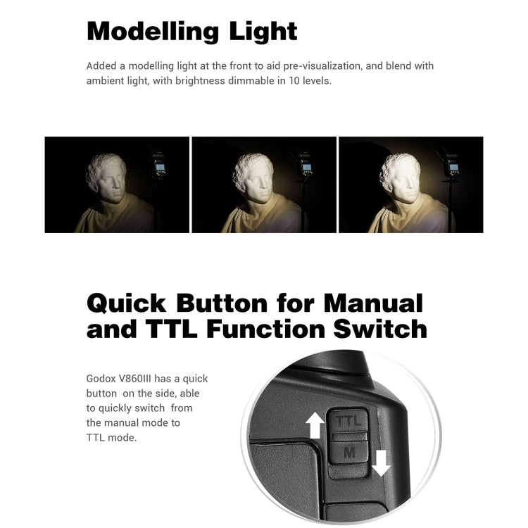 Godox V860 III-N 2.4GHz Wireless TTL II HSS Flash Speedlite for Nikon