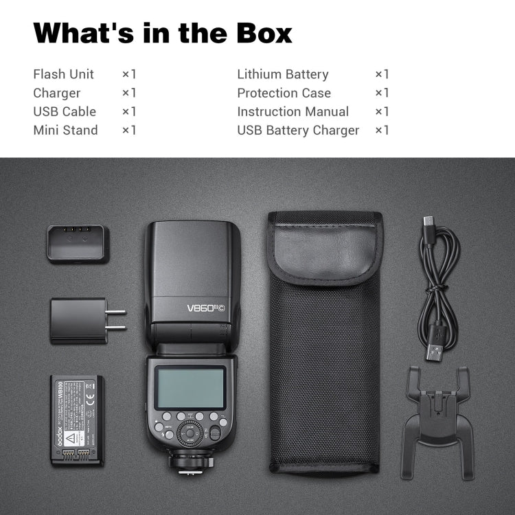 Godox V860 III-N 2.4GHz Wireless TTL II HSS Flash Speedlite for Nikon