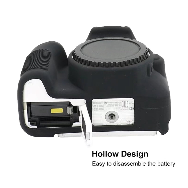 For Canon EOS 200D / EOS 200D Mark II Soft Silicone Protective Case