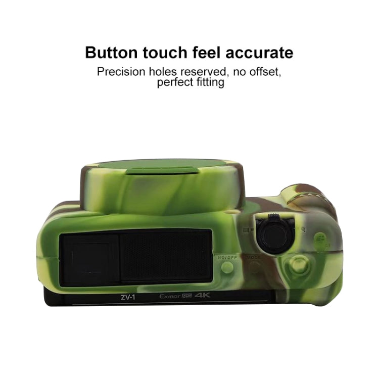 Soft Silicone Protective Case for Sony ZV-1, For Sony ZV-1