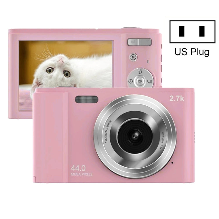 DC302 2.88 inch 44MP 16X Zoom 2.7K Full HD Digital Camera Children Card Camera, US Plug