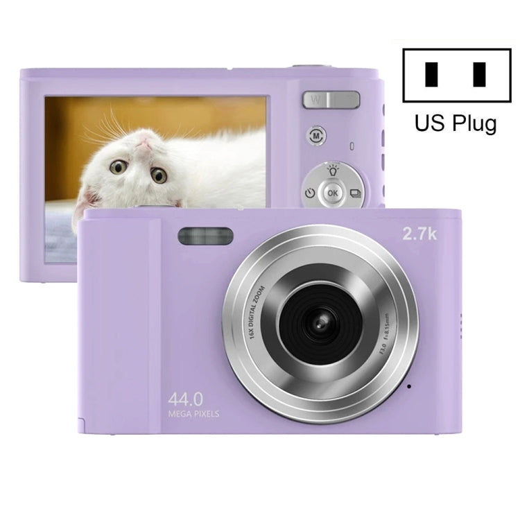 DC302 2.88 inch 44MP 16X Zoom 2.7K Full HD Digital Camera Children Card Camera, US Plug