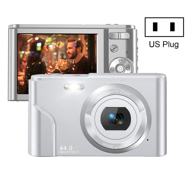 DC302 2.88 inch 44MP 16X Zoom 2.7K Full HD Digital Camera Children Card Camera, US Plug