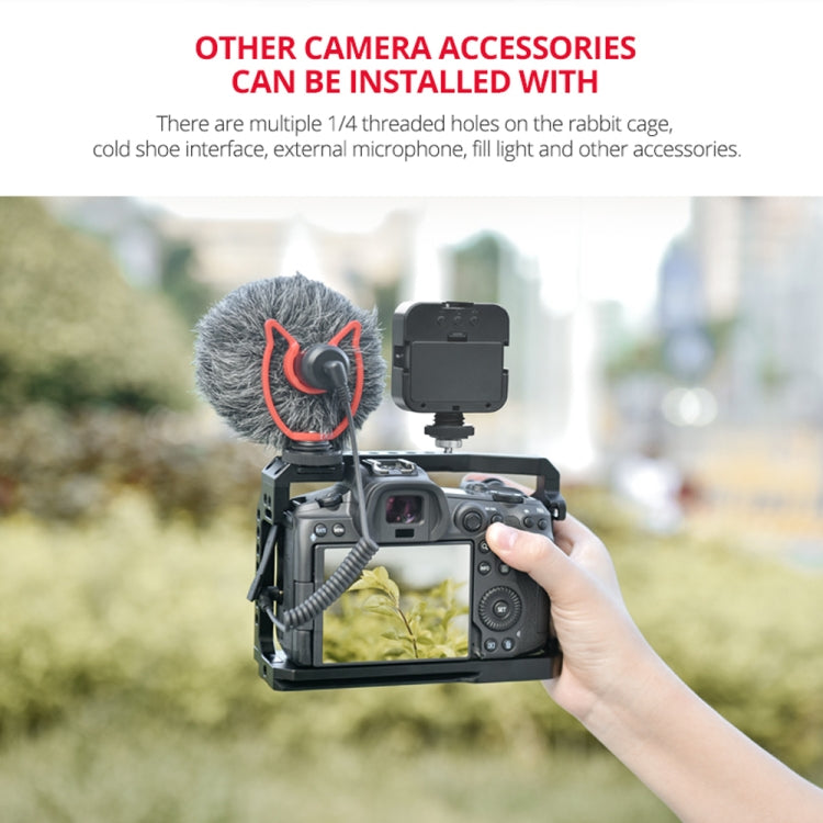 YELANGU C22-A YLG0334B-A Video Camera Cage Stabilizer for Canon EOS R5/R6/R