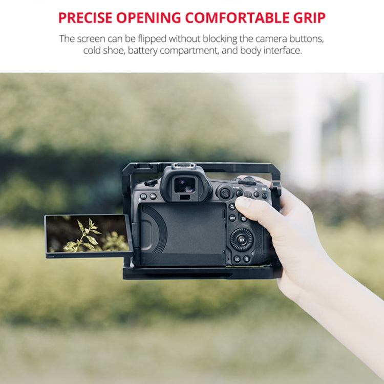 YELANGU C22-A YLG0334B-A Video Camera Cage Stabilizer for Canon EOS R5/R6/R