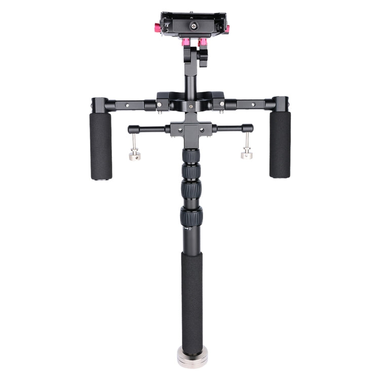 YELANGU S300 4 in 1 Multifunctional Rig + Dual Handheld Shoulder Rig + Monopod + Stabilizer for Cameras / SLR Cameras, Height Range: 63cm-170cm