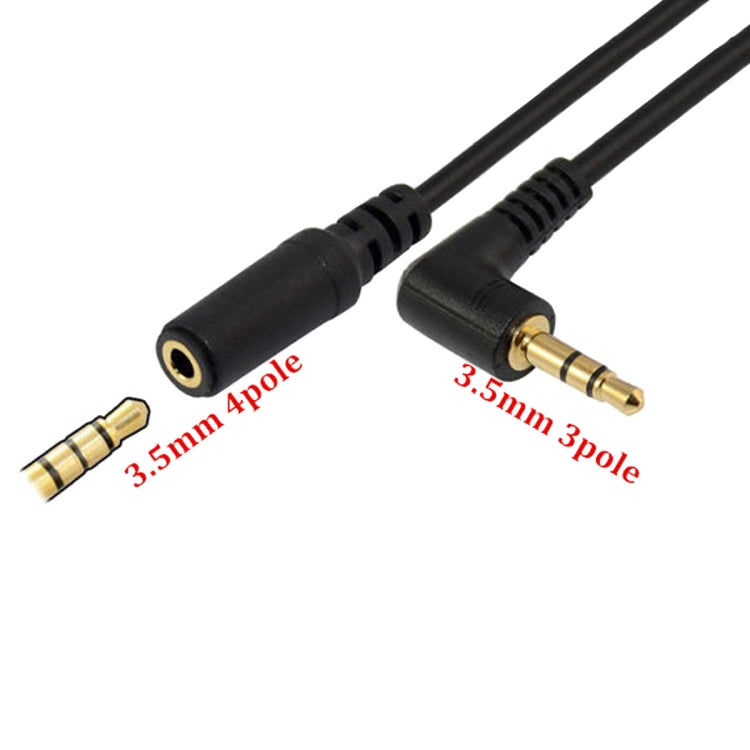 5 PCS 13cm Elbow 3.5mm Audio Male to Female PC Camera Microphone Adapter Cable