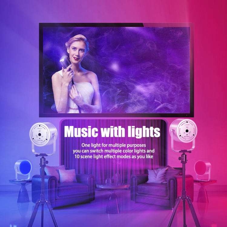 LUXCEO Mood2 RGB Atmosphere Fill Light Desktop Rhythm Pickup Lamp with Remote Control