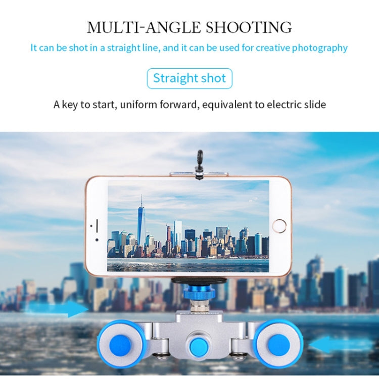 YELANGU L3 Camera Wheels Autodolly Electric Track Slider Car, Load: 6kg