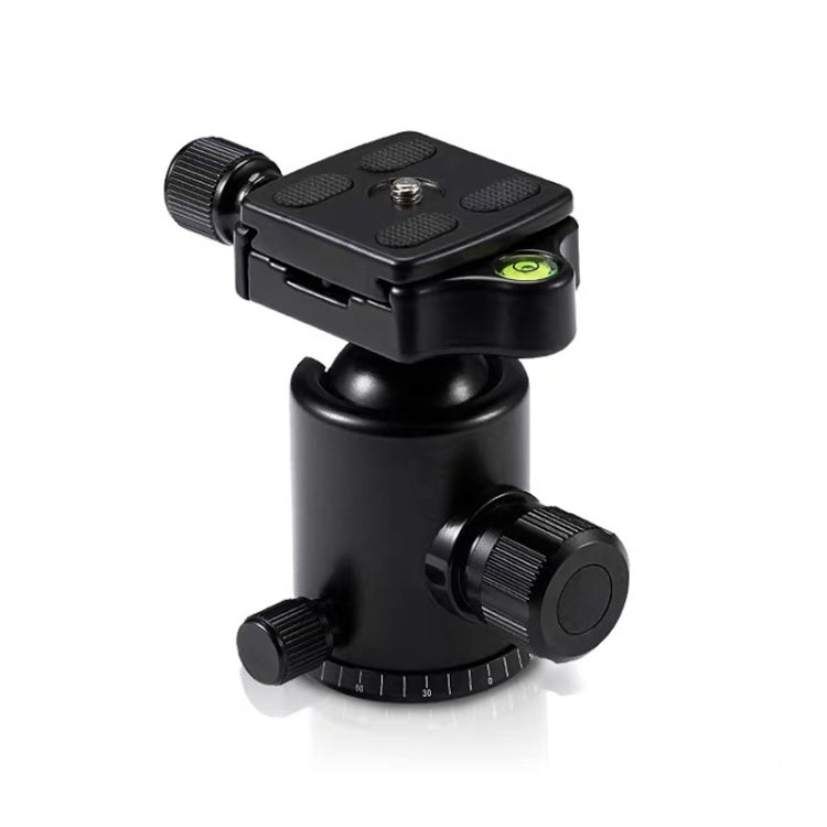 TRIOPO D-2A 360 Degree Rotation Aluminum Alloy Tripod 36mm Ball Head with Quick Release Plate
