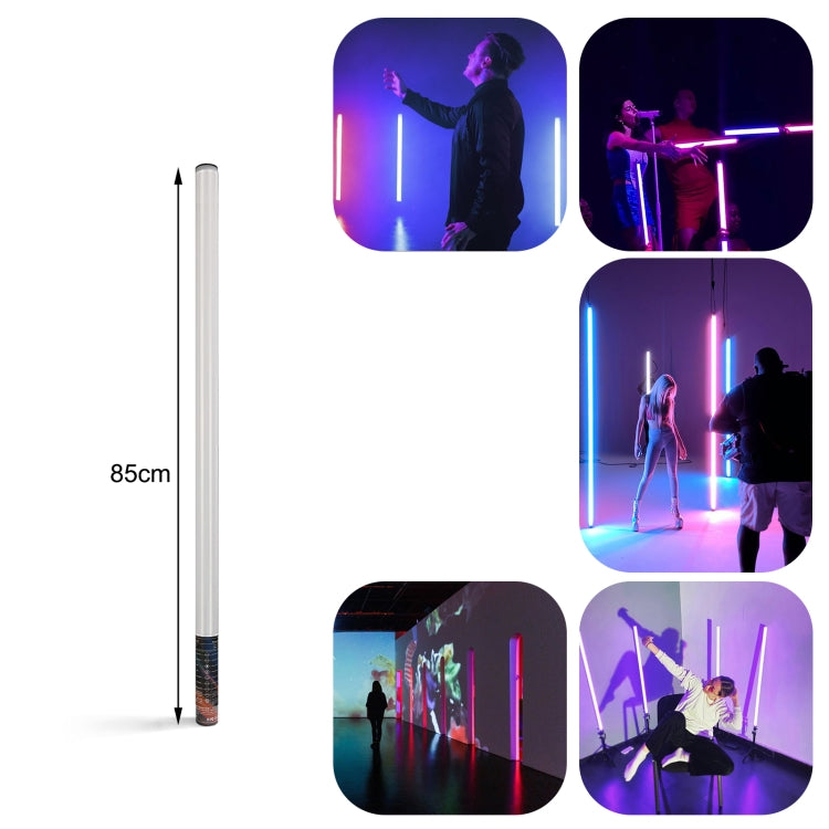LUXCeO Mood1 85cm RGB Colorful Atmosphere Rhythm LED Stick Handheld Video Photo Fill Light with Tripod