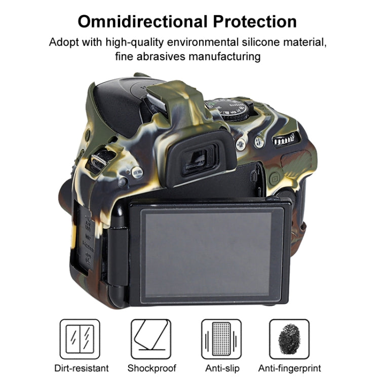 Soft Silicone Protective Case for Nikon D5200, For Nikon D5200