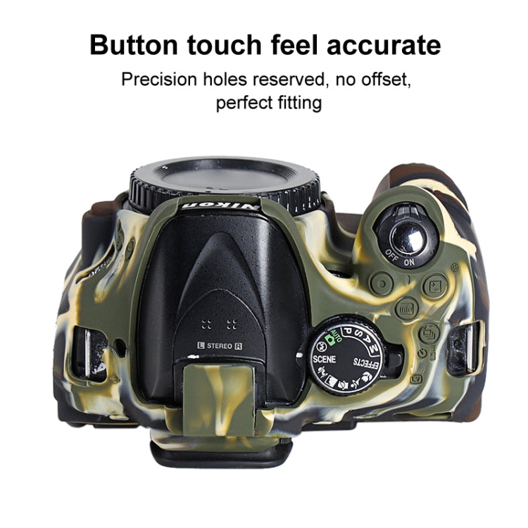 Soft Silicone Protective Case for Nikon D5200, For Nikon D5200
