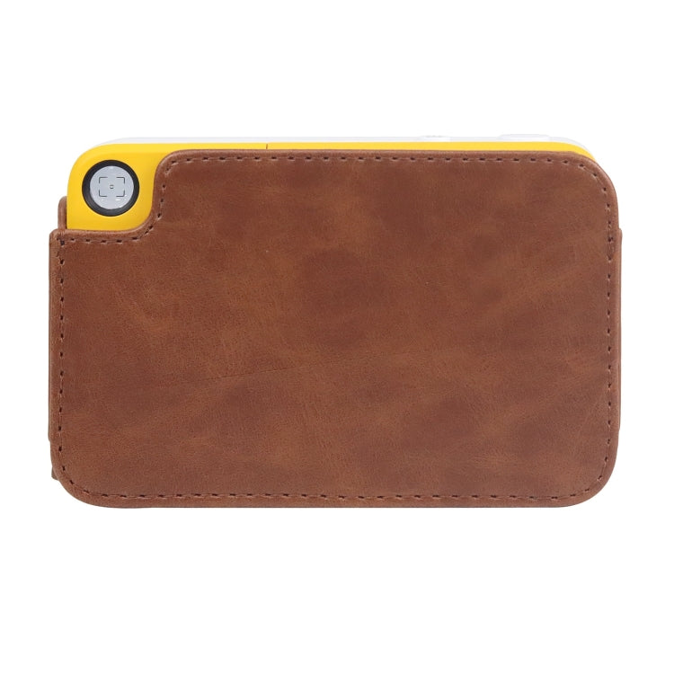 For Kodak PRINTOMATIC Full Body Camera PU Leather Case Bag with Strap
