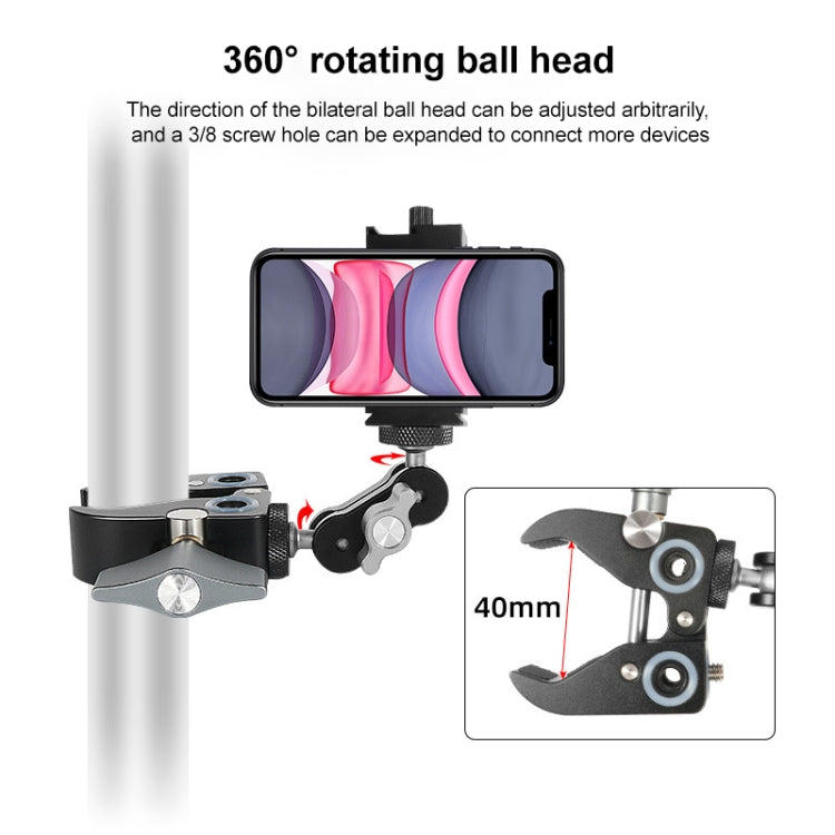 BEXIN WN-40 C-Type Universal Desk Magic Mount Claws Clip