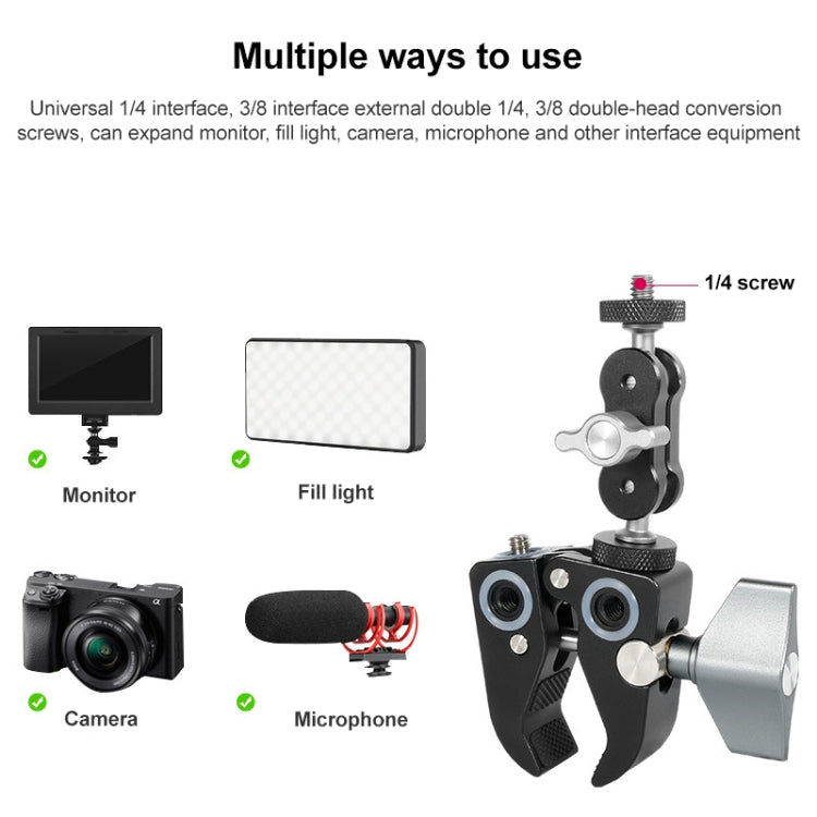 BEXIN WN-40 C-Type Universal Desk Magic Mount Claws Clip