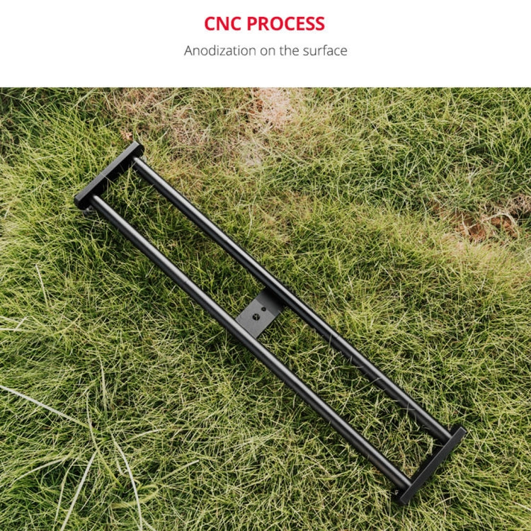 YELANGU YLG0119A 60cm Splicing Slide Rail Track + Trolley Rail Buckle for SLR Cameras / Video Cameras