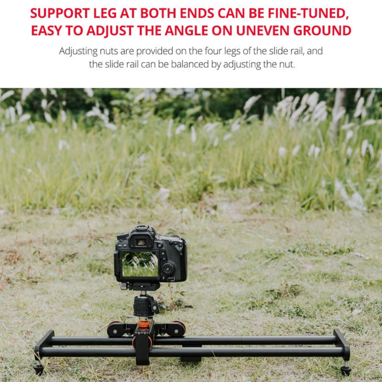 YELANGU YLG0119A 60cm Splicing Slide Rail Track + Trolley Rail Buckle for SLR Cameras / Video Cameras