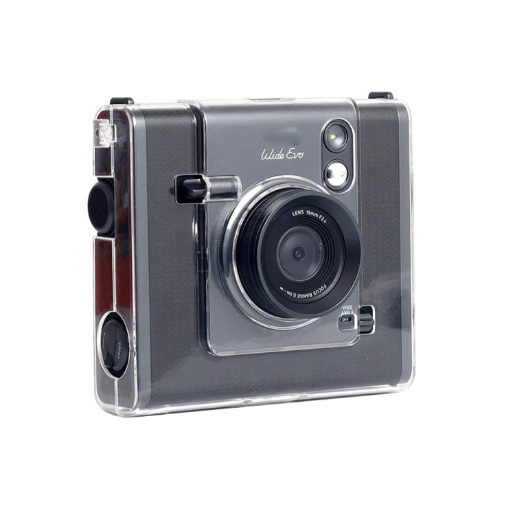 For FUJIFILM Instax WIDE EVO Protective Crystal Shell Case with Strap