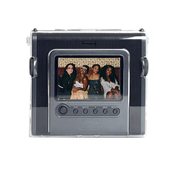 For FUJIFILM Instax WIDE EVO Protective Crystal Shell Case with Strap