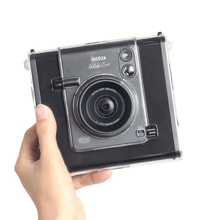 For FUJIFILM Instax WIDE EVO Protective Crystal Shell Case with Strap