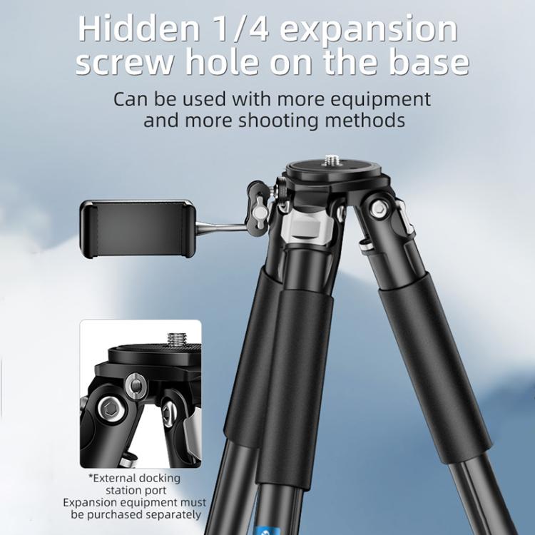 BEXIN RK264 Portable Collapsible Aluminum Alloy Camera Tripod
