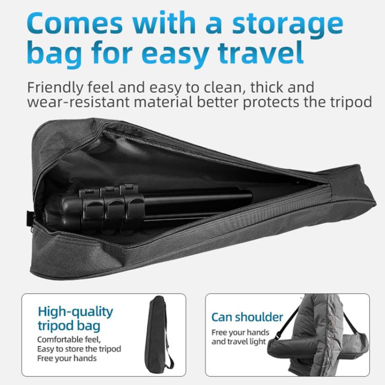 BEXIN RK264 Portable Collapsible Aluminum Alloy Camera Tripod